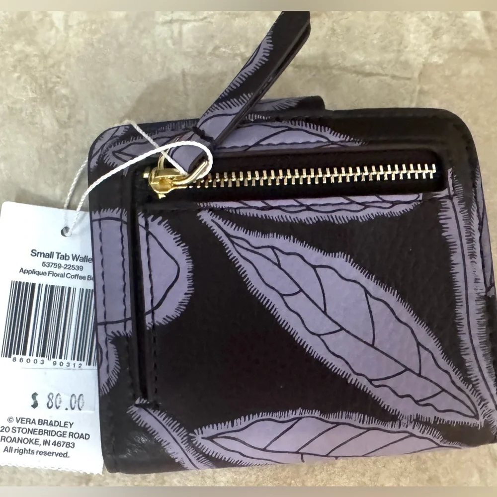 Vera Bradley Leather Tab Wallet